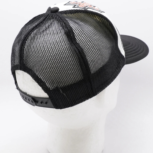 Black Band Patchwork Trucker Hat - Picture 3 of 3